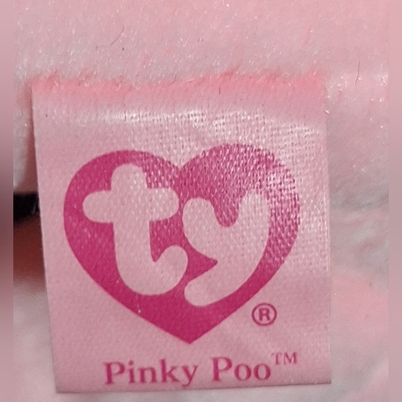 NWT Vintage 2005 TY "Pinky Poo" Pink Poodle - Picture 8 of 8